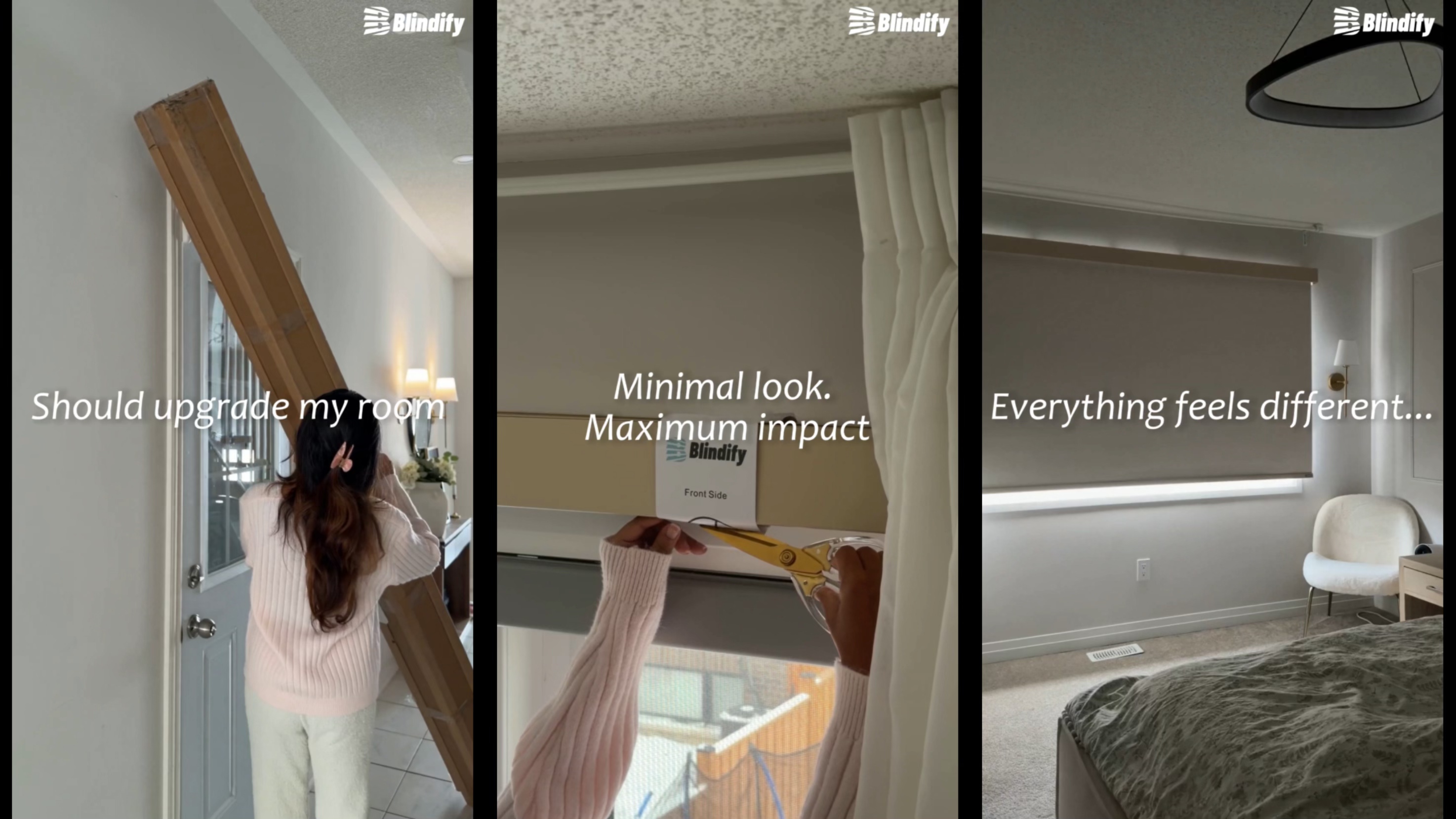 Amazon.com: Blindify Custom Motorized Blinds, 100% Blackout Smart