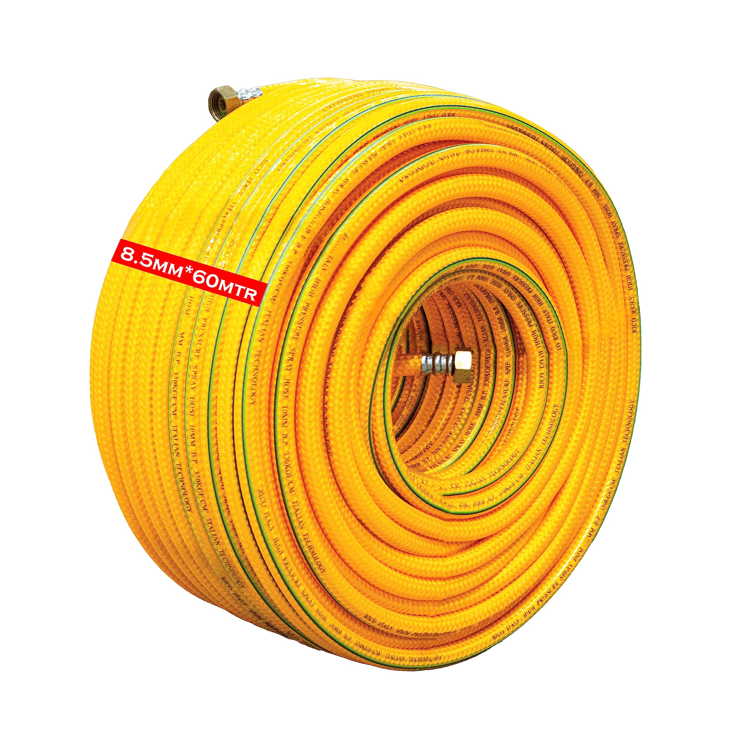 RICO ITALY 8.5MM 5 Layered Heavy Duty High pressure hose pipe for bike/car wash, gases, pesticides spray, water delivery, household cleaning, paint booths. (RI (8.5MM) 60 MTR HOSE PIPE) (B0C7CQK8TL) Amazon Price History, Amazon Price Tracker