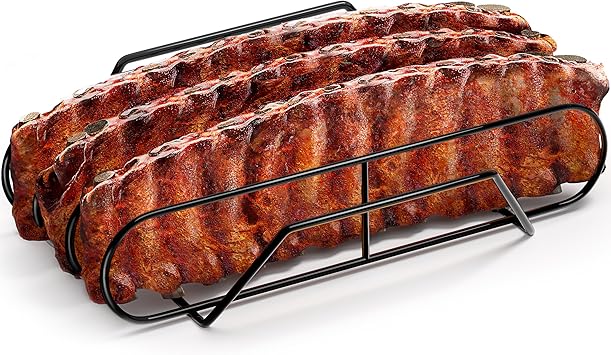 Amazon.com : Sorbus Extra Large Non-Stick Rib Rack - Porcelain Coated ...