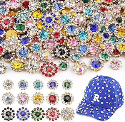 150 Pcs 10/12/14 MM Sew on Rhinestones for Bedazzling,10 Mixed Colors Crystal Glass Flatback Rhinestones for Crafting,Big Gems Large Rhinestone for Clothes Fabric Decor Christmas Thanksgiving Gift