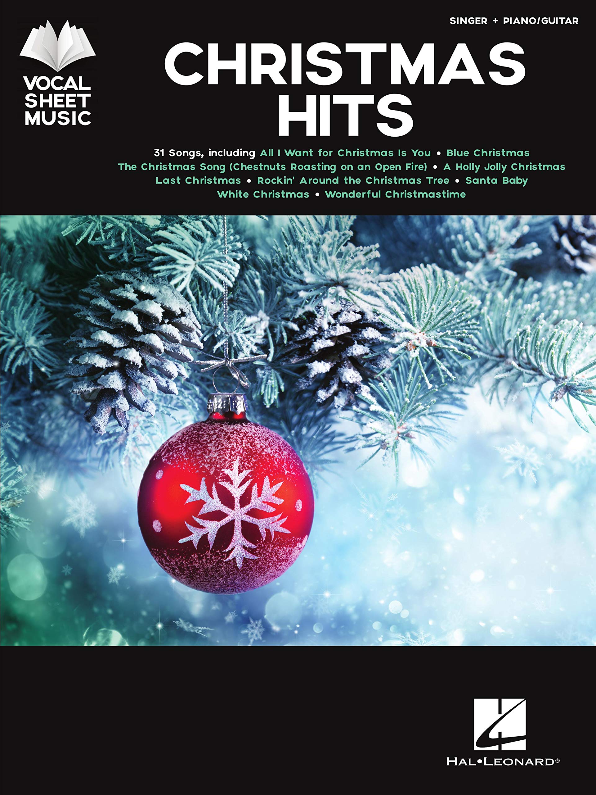 Livre partition Christmas Hits avec chant piano guitare anglais