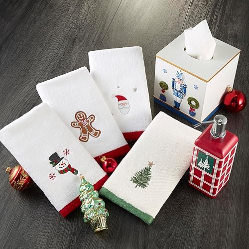 Miniatura 5 de Avanti Linens - Bomba de loción, dispensador de jabón de resina, decoraciones navideñas (colección costera de muñeco de nieve)