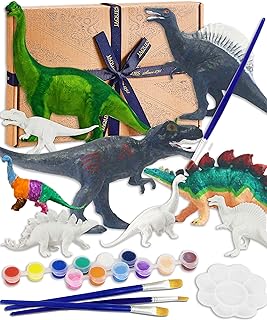 Jaques of London Dinosaur Toys Paint Your own Sets for Kids | Dinosaur Figures Painting Sets for Children | Kids Painting Set | Since 1795