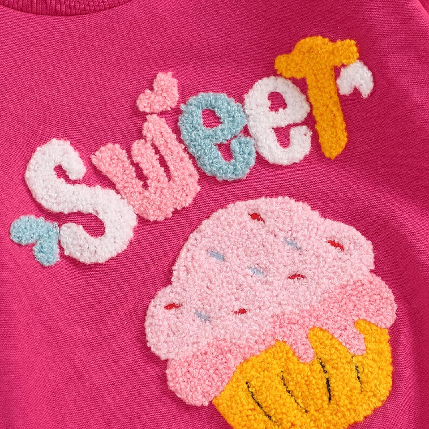 Toddler Baby Girl Clothes 3 6 9 12 18 24 Months Fall Outfits Letter Print Long Sleeve Sweatshirt Top + Pants Set (Sweet-Pink, 18-24 Months) - Image 4