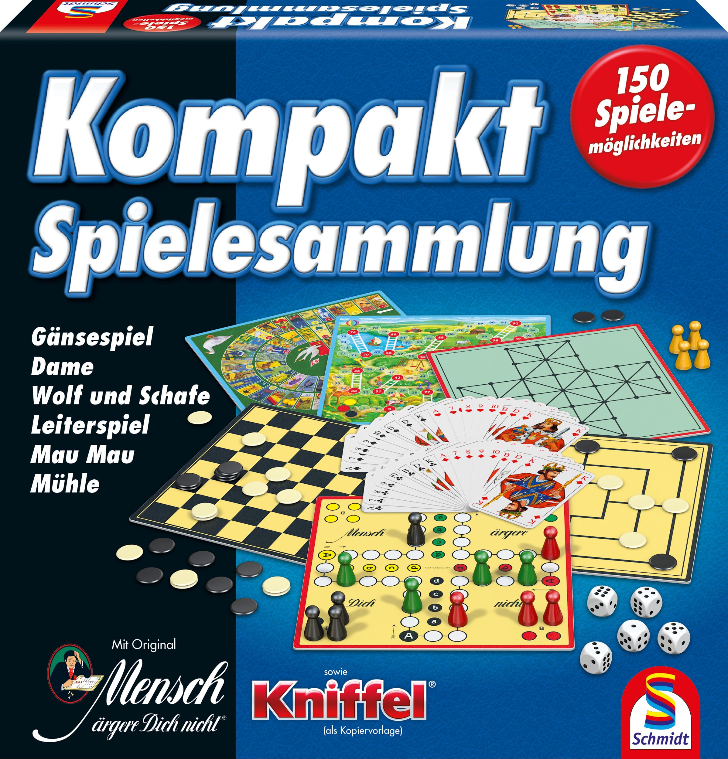Schmidt Spiele 49188 Compact Games Compendium