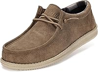 WHITIN Men's Easy Breezy Slip-On Loafers: Foam-Cushioned Footbed, Ultralight Flex Sole for All-Day Comfort