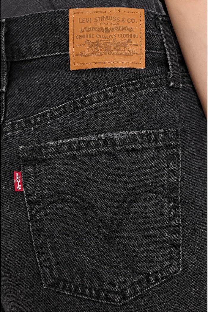 Levi's Ribcage Short Zip, цвет: Чёрный — фото 4