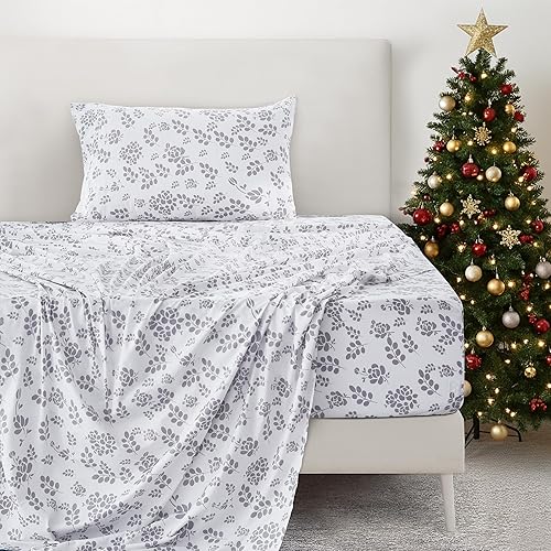 Miniatura 4 de LUX Décor - Juego de sábanas de microfibra ultrasuave de 3 piezas con sábana encimera, sábana bajera y fundas de almohada de 16 pulgadas de