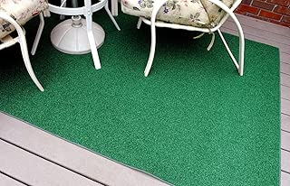 Garland Rug 8' x 12' Artificial Grass Indoor/Outdoor Area Rug, Rectangle, Green - coolthings.us