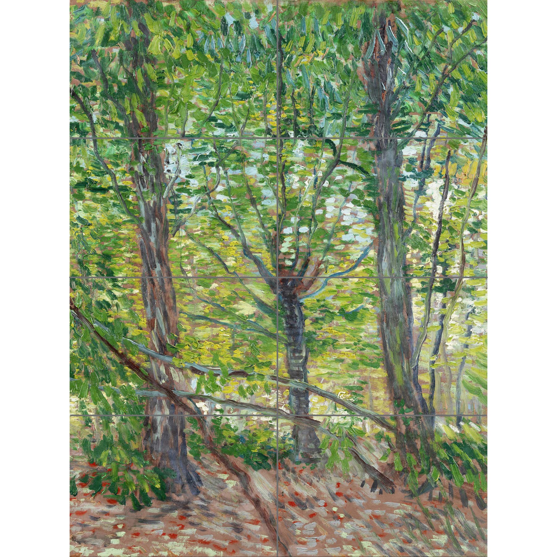 Artery8 Vincent Van Gogh Trees and Undergrowth 1887 XL Giant Panel Poster (8 Sections)