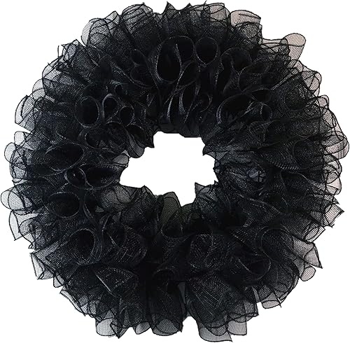 Miniatura 8 de Plain Wreath Base Already Made - Mesh Everyday Wreath to Decorate DIY - Starter Add Bow, Ribbons on Your Own - Premade (Metallic Lime Green)