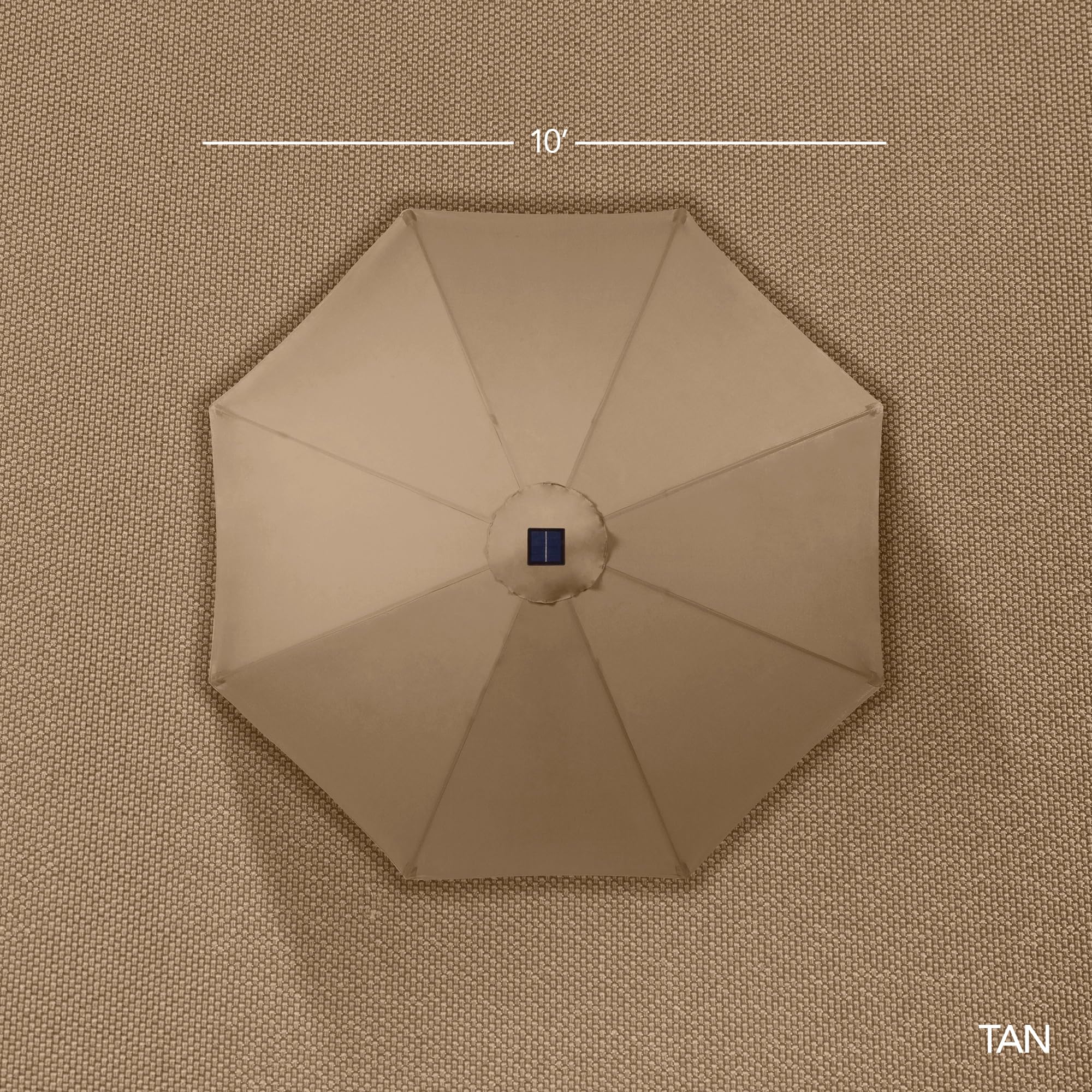 The 5 Best Patio Umbrellas in 2026 2 Best Choice Products 10ft Solar LED Offset Cantilever Hanging Market Patio Umbre — product photo