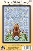 Vista 2 de Design Works Crafts Kit de punto de cruz con diseño de conejito de noche estrellada