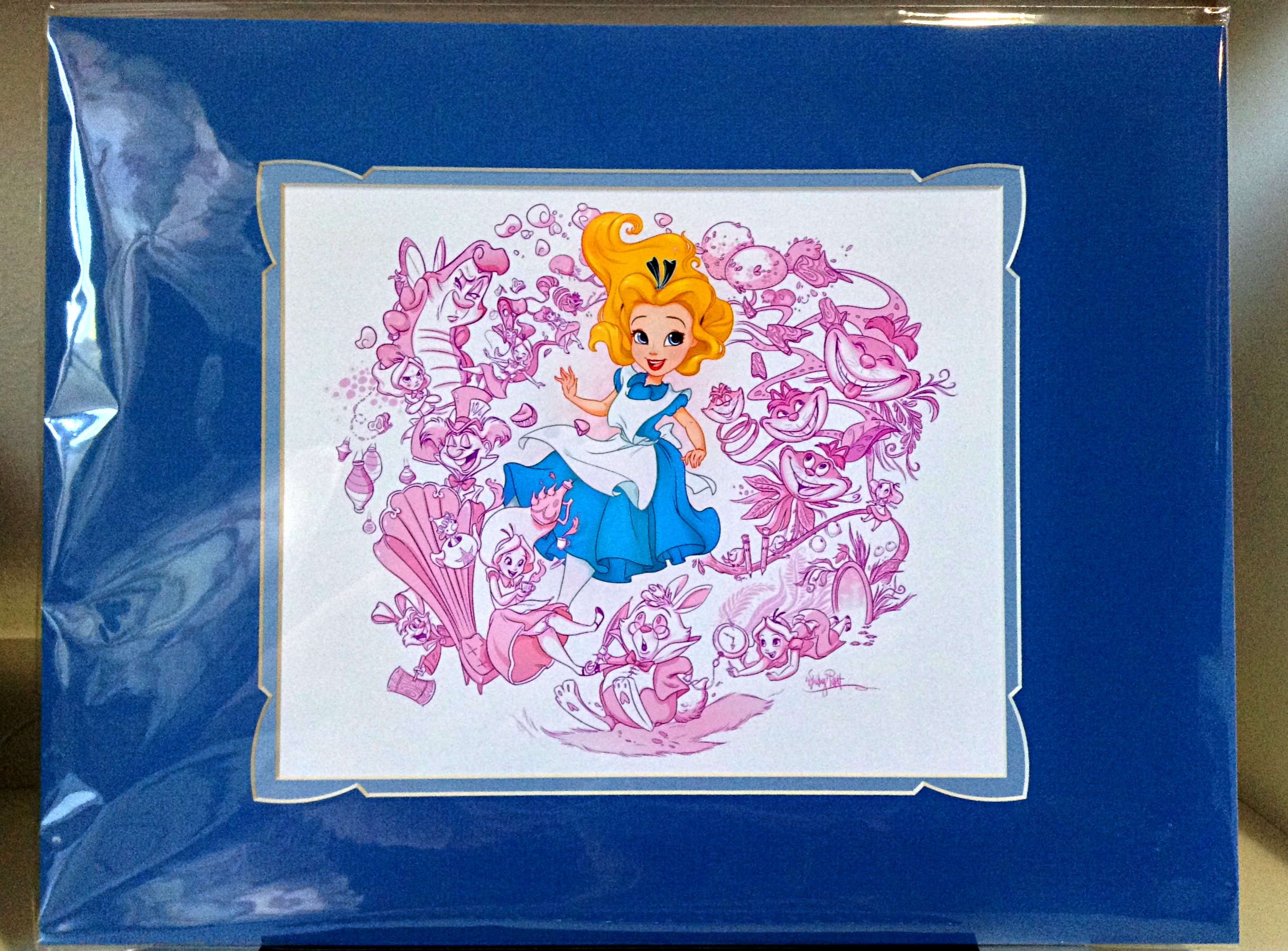 THE WOLT DISNEY COMPANY エッチングアート アルミアート 当時物 レア エッチングアート アルミアート ミニーマウス