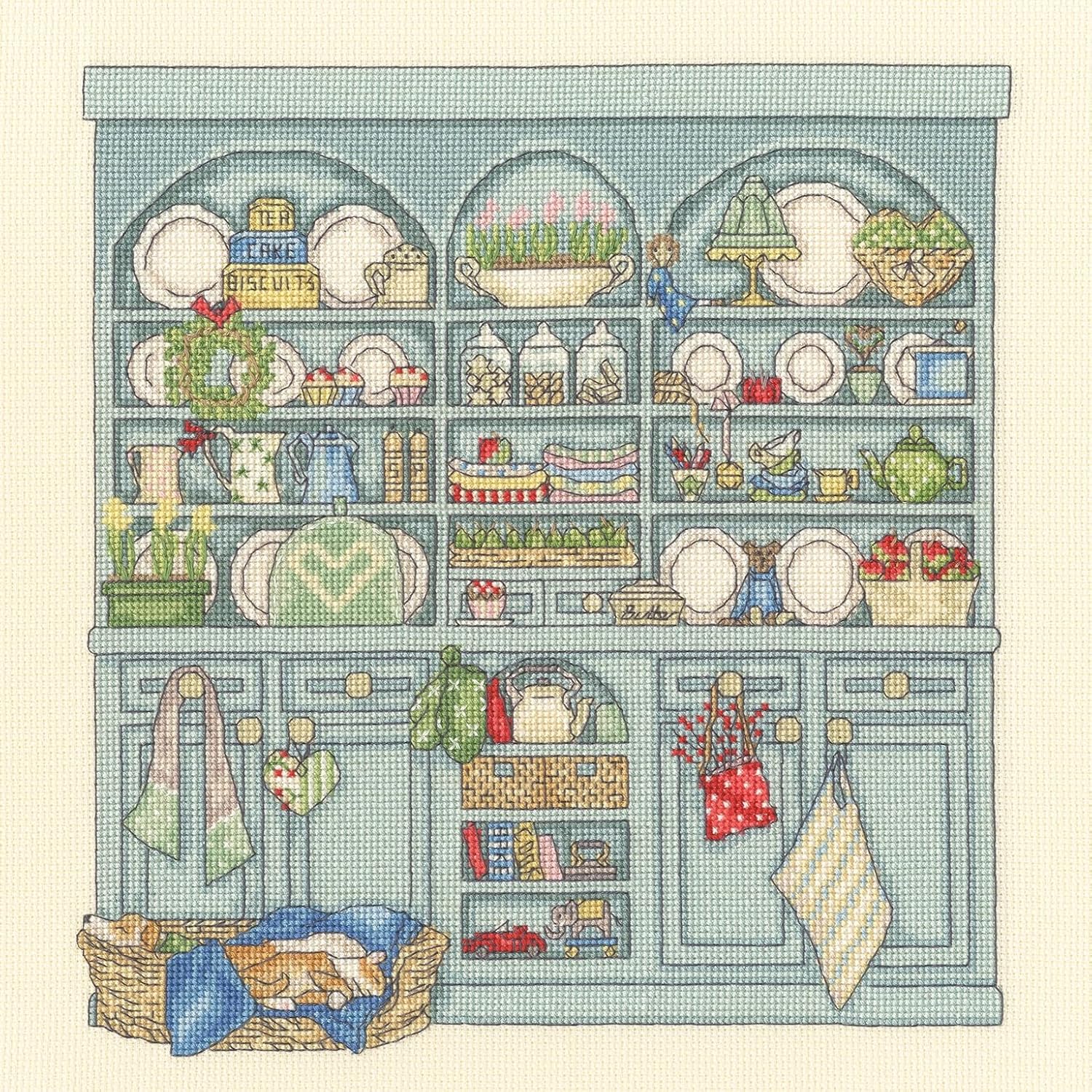 Country Dresser XSS27 Counted Cross Stitch Kit