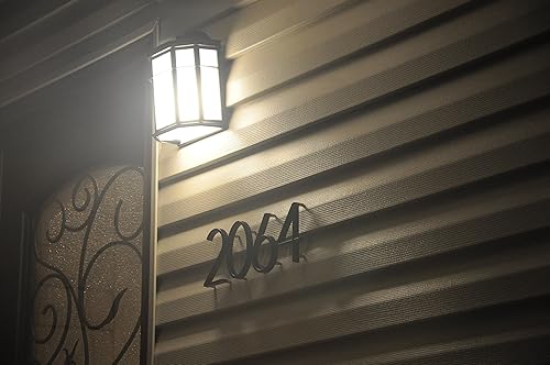 Miniatura 6 de Lámpara LED de pared Maxxima, para exterior, aluminio negro, pack de luz con fotocélula desde atardecer hasta amanecer, 1200 lúmenes, 3000 Kelvin,