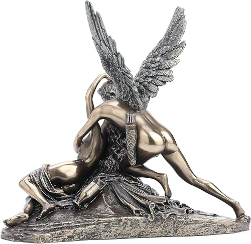Miniatura 4 de Veronese Design Cupido y Psique Mitología Clásica Estatua Acabado Bronce