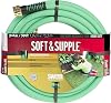 Swan Products SNSS34050 Soft & Supple Easy Coil Water Hose with Crush Proof Couplings 50' x 3/4, Green