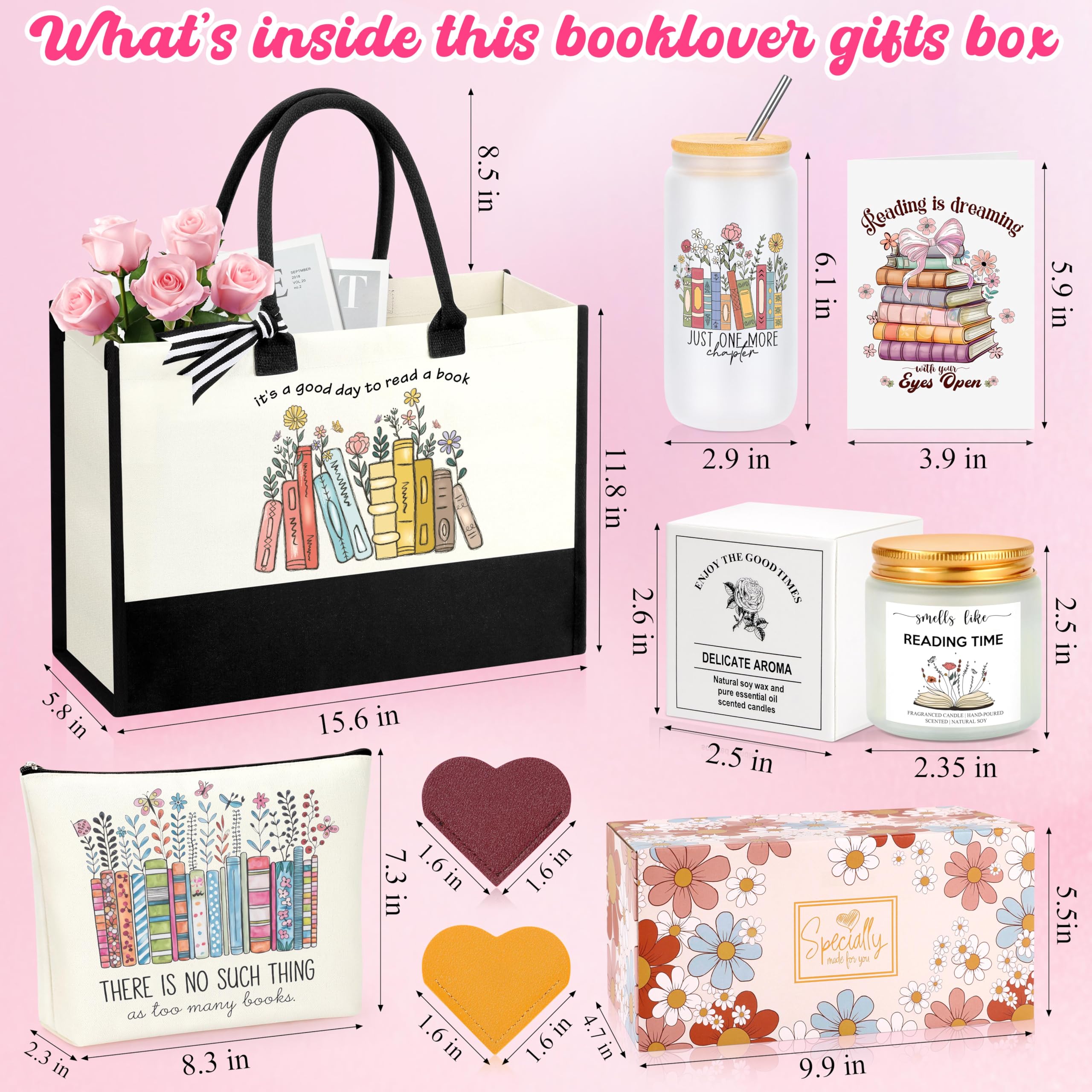 Amazon.com | JoycuFF Book Lovers Gifts, Gifts for Book Lovers