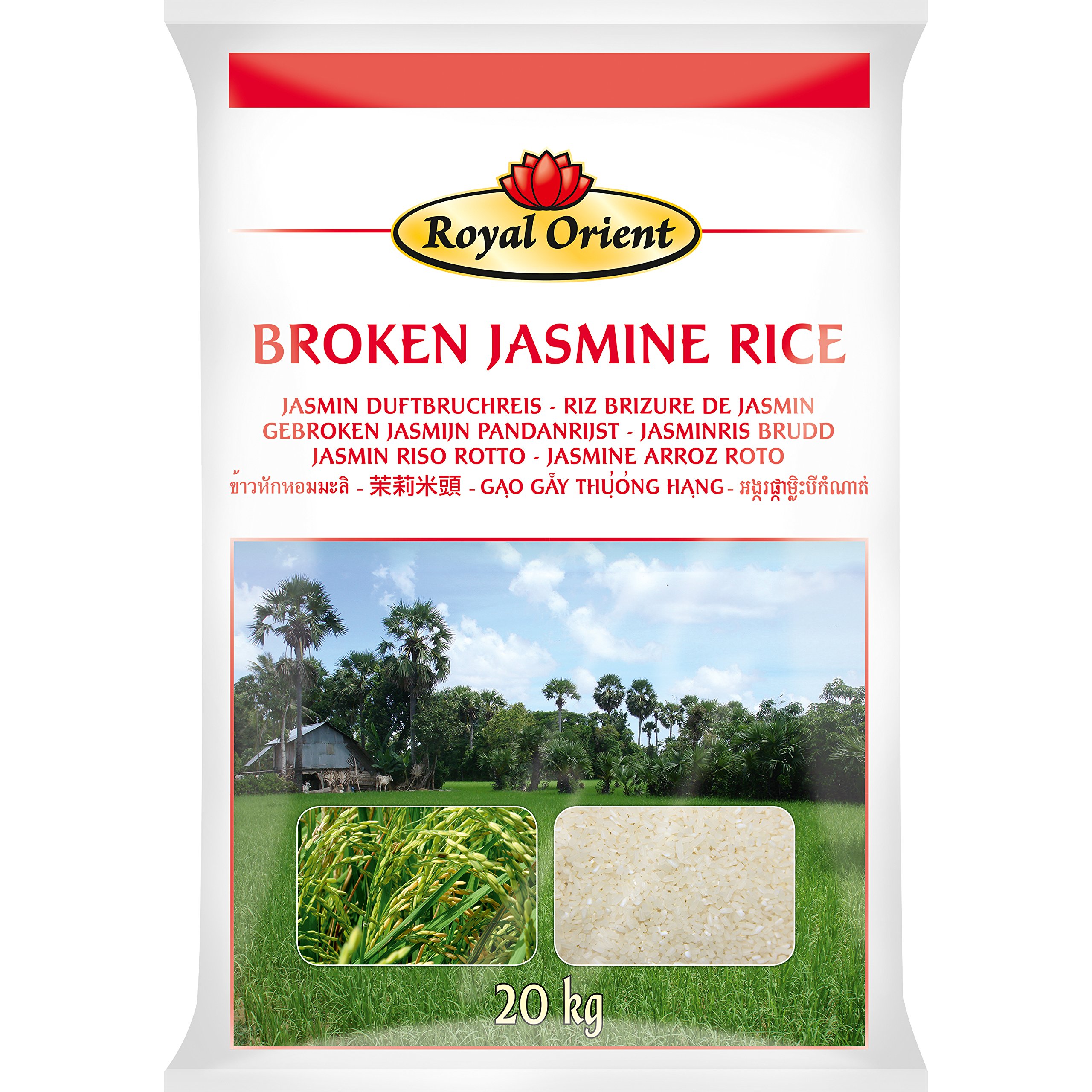 [ 20kg ] ROYAL ORIENT Jasmin Duftbruchreis / Broken Jasmin Rice