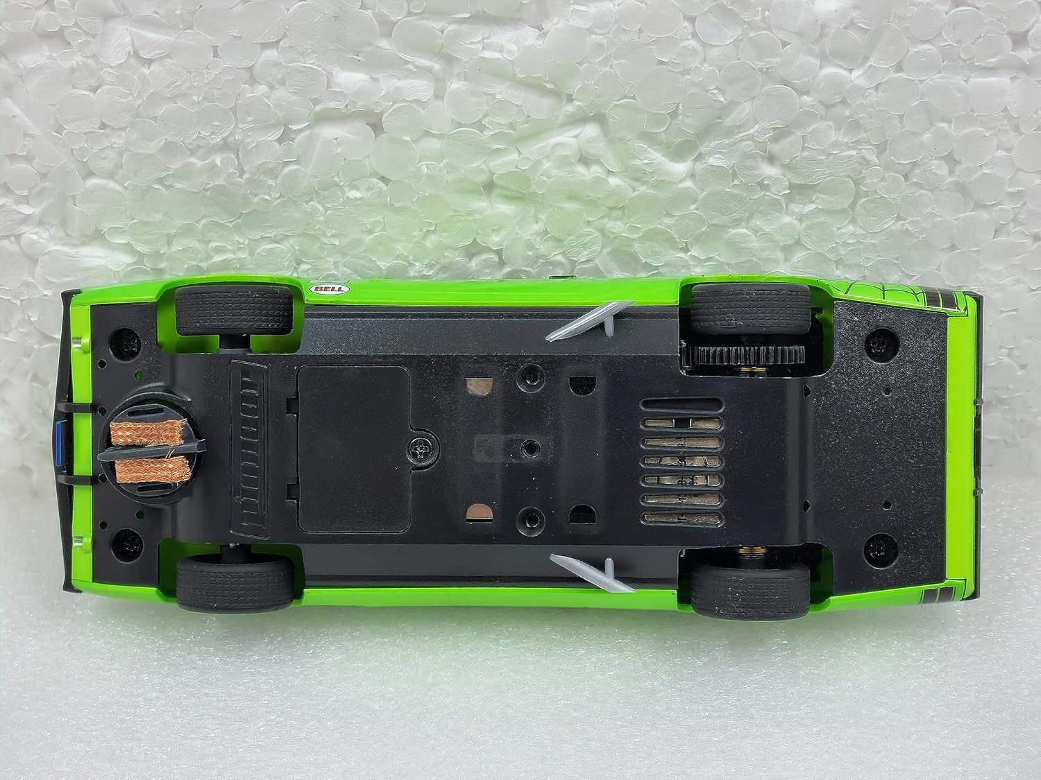 Pioneer Street Muscle P144 Dodge Charger R/T Hemi 426 'Black Widow' Street Racers, Green 1:32 Slot Car