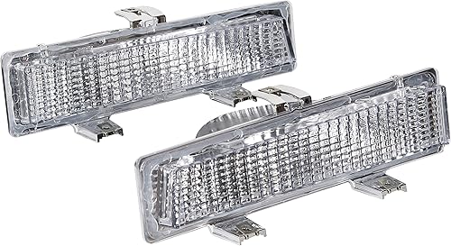 ECOTRIC Juego de luces intermitentes de estacionamiento delantero compatible con Chevrolet Monte Carlo SS 1981-1988