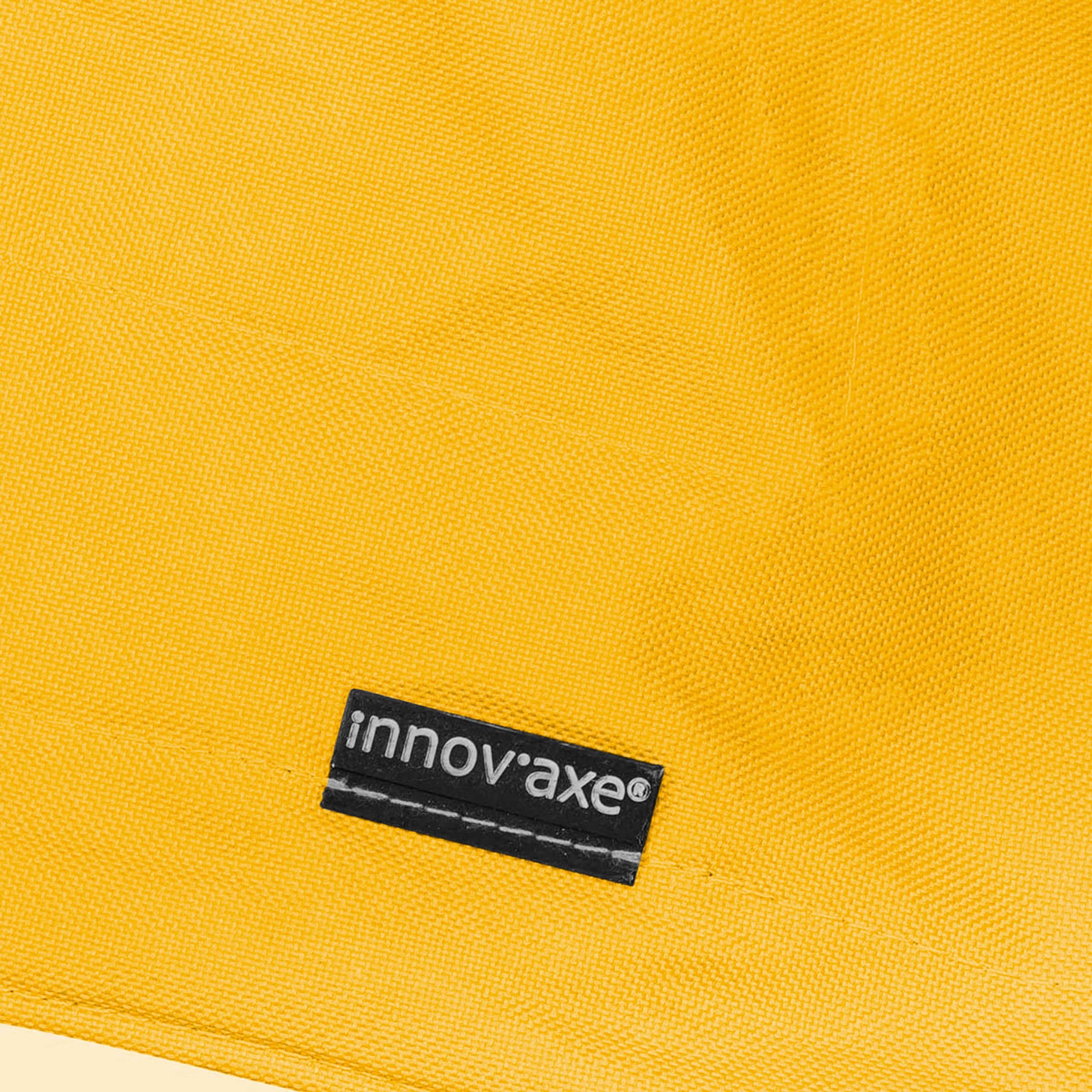 Oviala Housse Vide de Coussin de Sol XXL Jaune