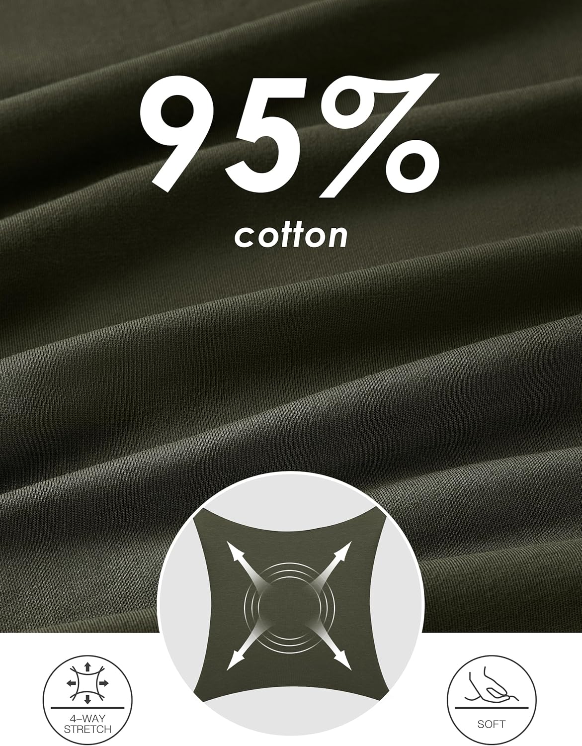 SPECIALMAGIC Women's Capri Pants Cropped Joggers with Pockets Elastic Waist Drawstring Capri Sweatpants - Image 5