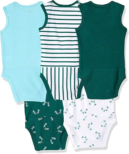 Miniatura 2 de Hanes Body para bebé, Ultimate Flexy sin mangas para niños y niñas, paquete de 5