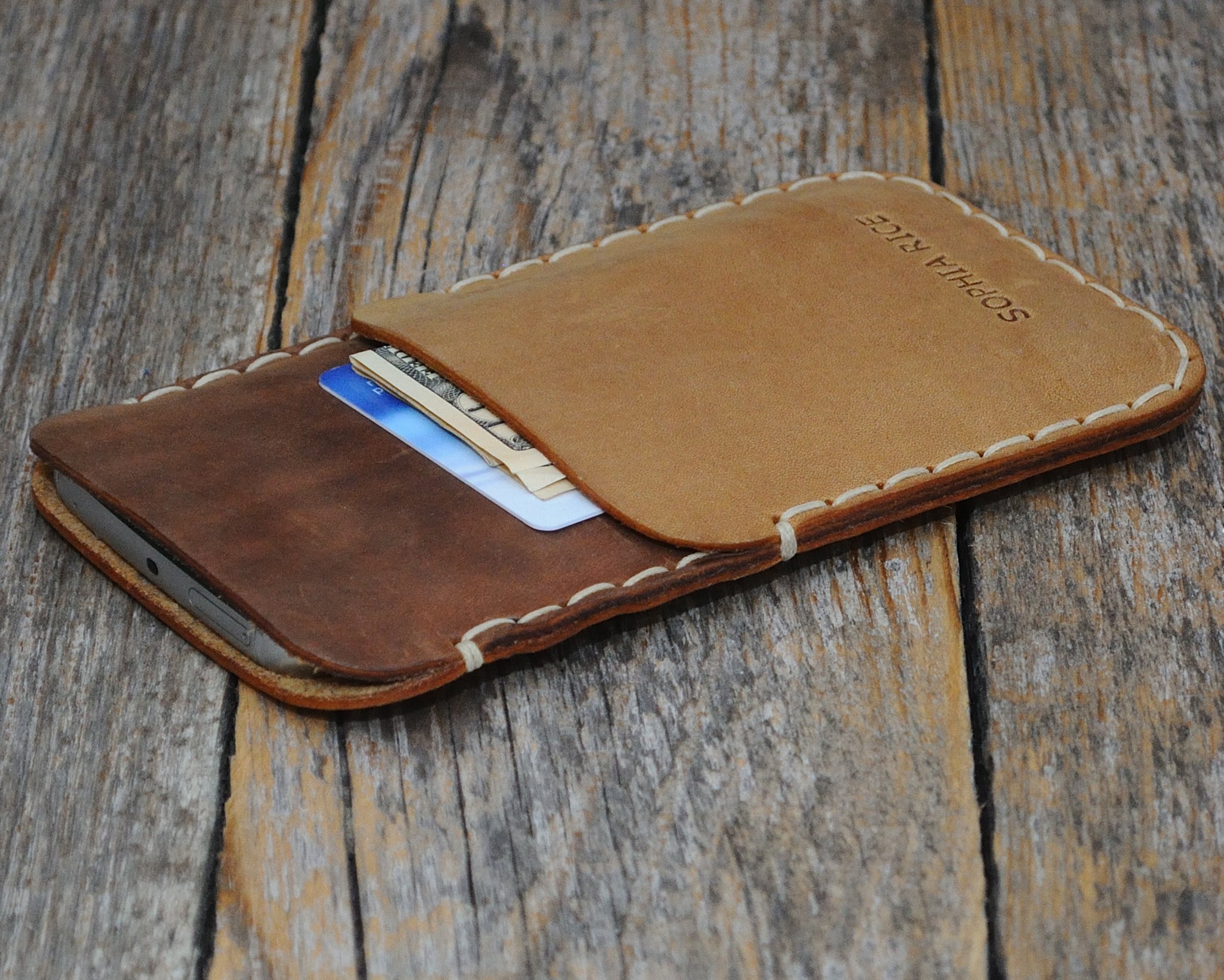Funda de piel para Xiaomi | texto personalizado