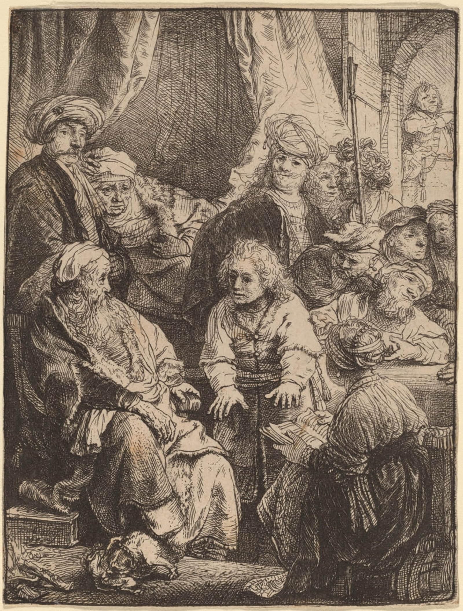 ARTXLXXBN Famous Print Painting Colorful Art Print telling his dreams by Rembrandt van Rijn Canvas Art Decorations for Home Decor 60x90cm