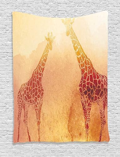 Miniatura 70 de Ambesonne Tapiz de fiesta de los años 70, caja retro en arte pop, música de baile, composición colorida impresa, para colgar en la pared para