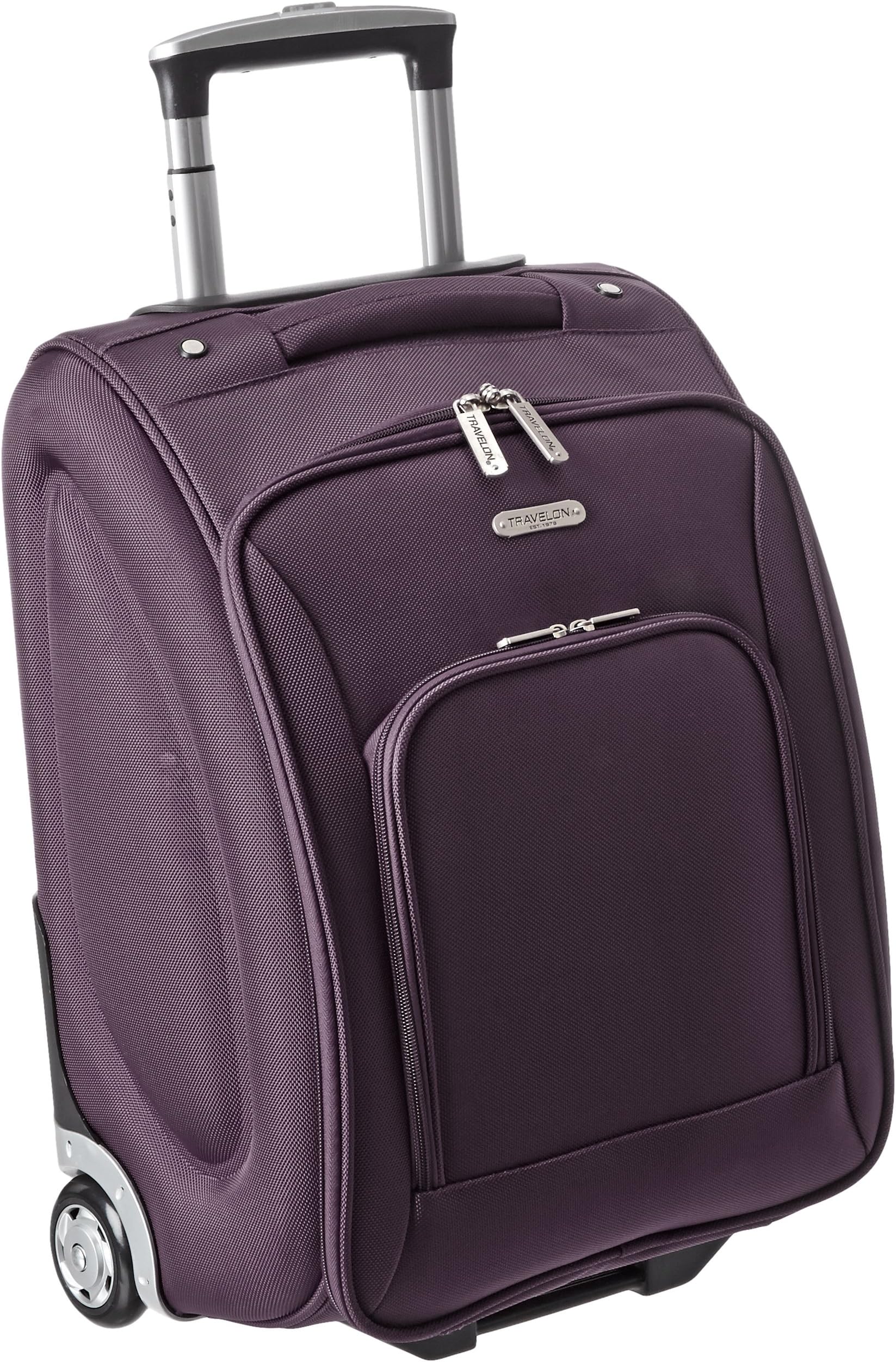 Travelon 18 Inch Wheeled Underseat Bag, Purple, One Size