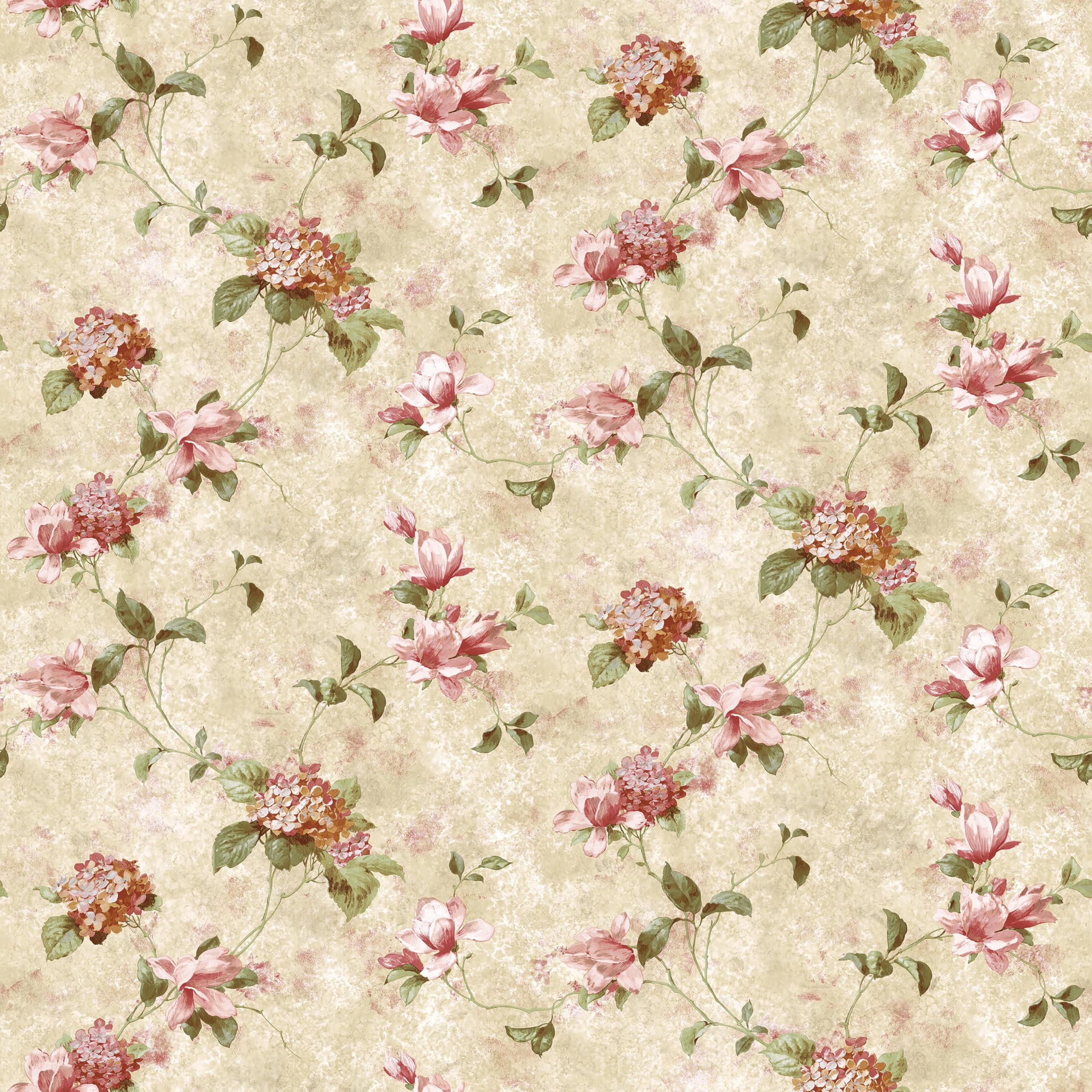 Vintage French Damask Peel and Stick Wallpaper Thickened Removable Self Adhesive Wall Paper Design for Walls Bathroom Bedroom Home Decor 17.3in x 118in Renter Friendly Wallpaper Pink and Beige