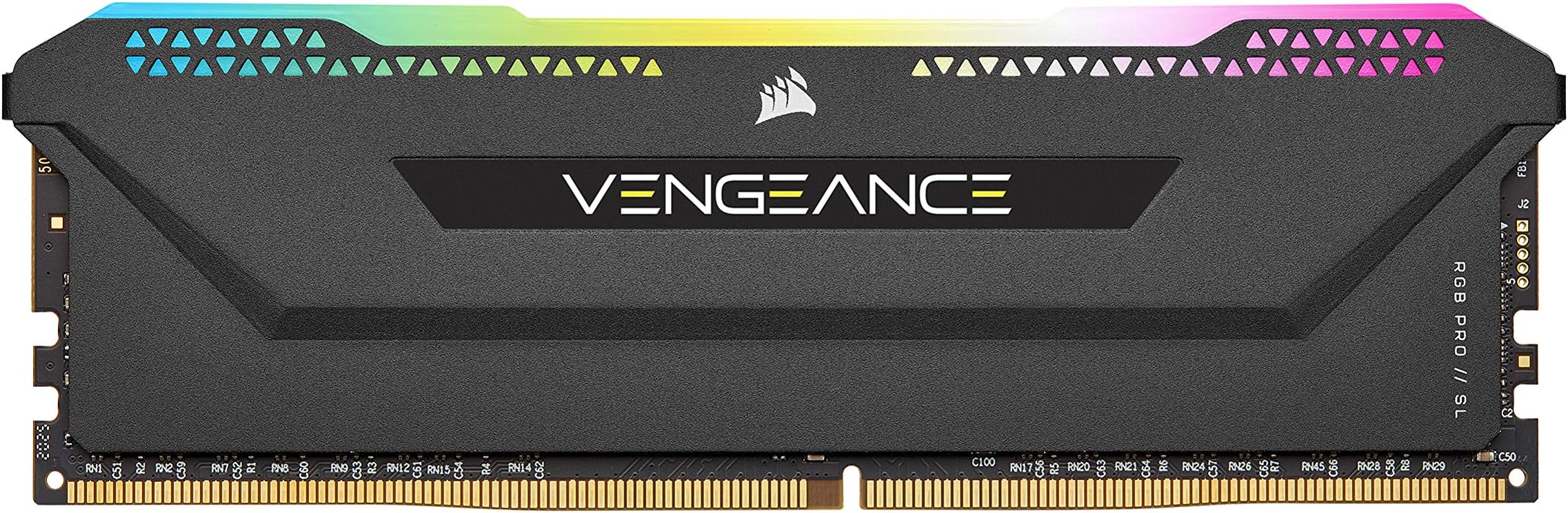 Corsair Vengeance RGB PRO SL 16GB (2x8GB) DDR4 4000MHz C18 Optimized for AMD Ryzen Desktop Memory (10 Ultra-Bright RGB LEDs, Custom Performance PCB, Tight Response Times, Intel XMP 2.0) Black