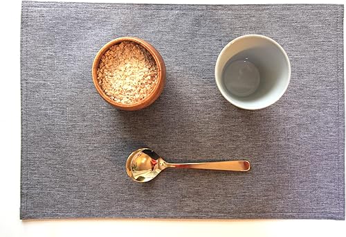 Miniatura 1 de Camino de mesa negro de 48 pulgadas, bufanda impermeable para aparador, camino de mesa de café para exteriores, elegantes caminos de mesa para