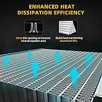 Vista 4 de DWVO Radiador compatible con Chevrolet Malibu 2013 2014 2014 2015 2016 Impala Limited 2014-2020 Impala 2010 Buick Allure 2010-2016 LaCrosse