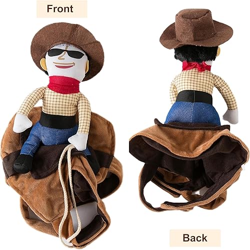 Miniatura 3 de IXI Cowboy Knight - Ropa para perros de Halloween, ropa para mascotas, muñecas y sombreros, fiesta de perro, divertido vestido de equitación de