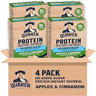 Quaker Apple Cinnamon Protein Instant Oatmeal