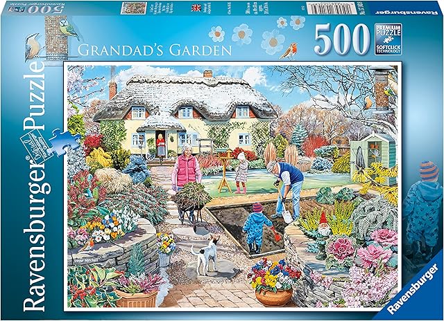 Ravensburger Grandads Garden 500 Piece Jigsaw Puzzle for Adults & Kids Age 10 Years Up