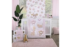 Nojo Crib Bedding Set: Sweet Jungle Comfort for Your Baby's Dreamland