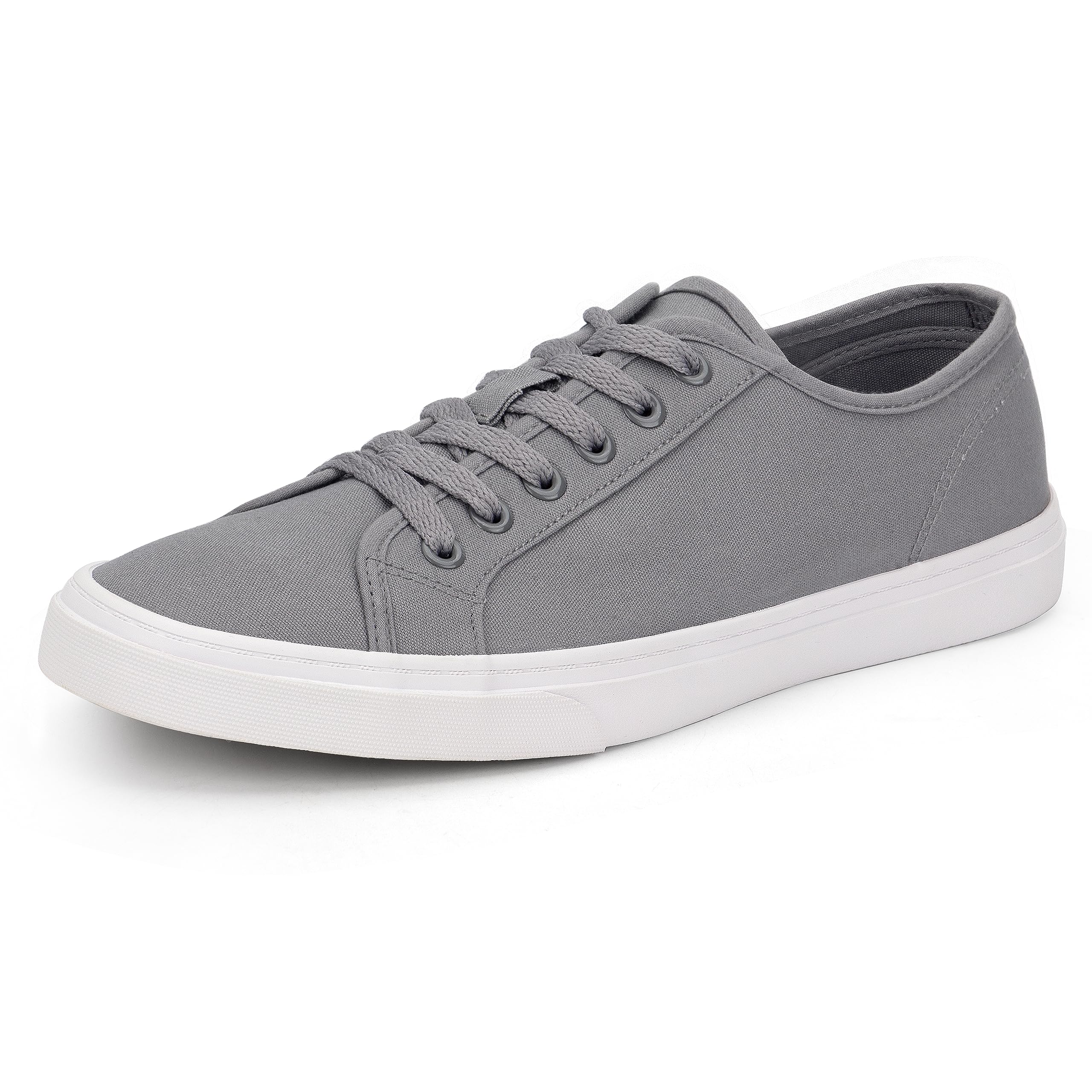Men's Black Classic Low Top Shoes Canvas Fashion Sneaker with Soft Insole Causal Dress Shoes for Men Comfortable Walking Shoes