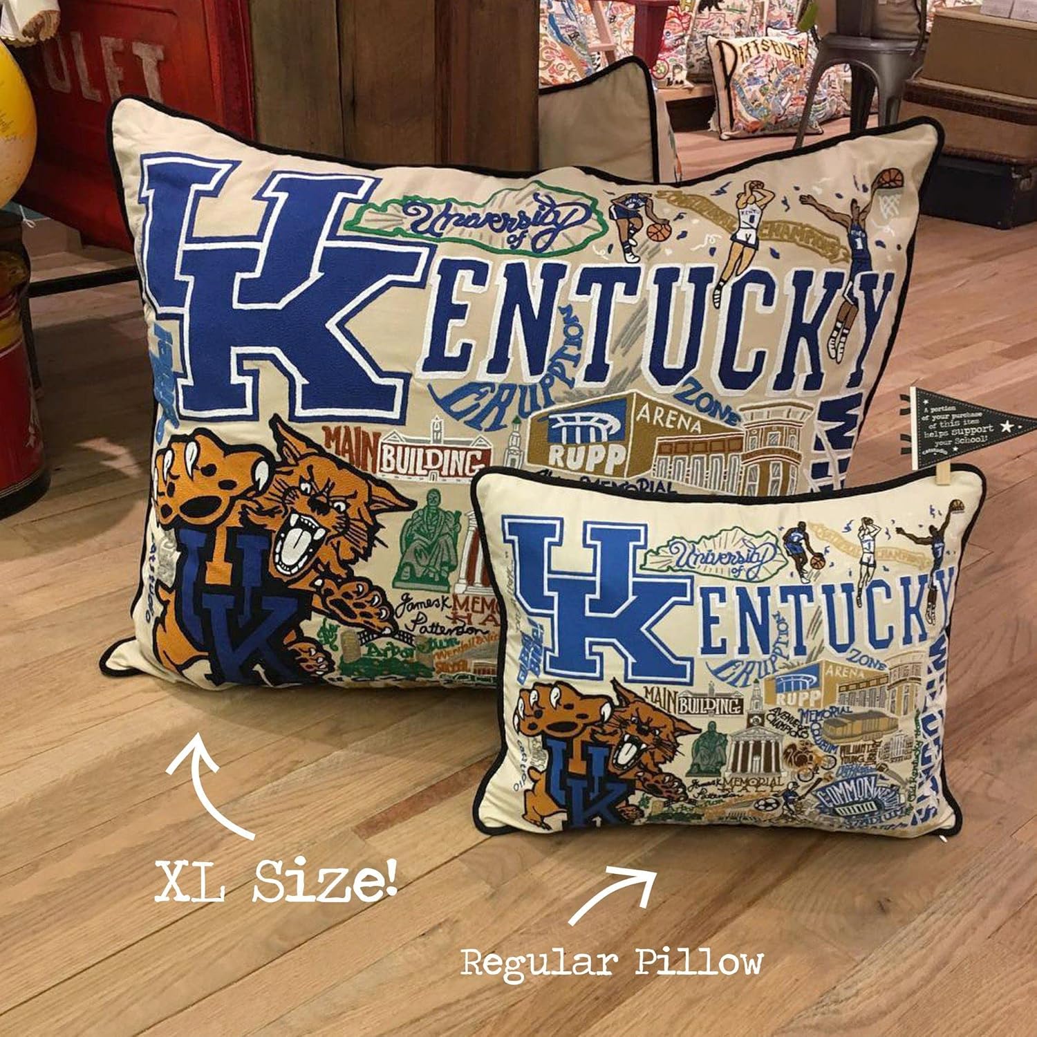 Catstudio Southern California, University of (USC) Collegiate XL Hand-Embroidered Pillow