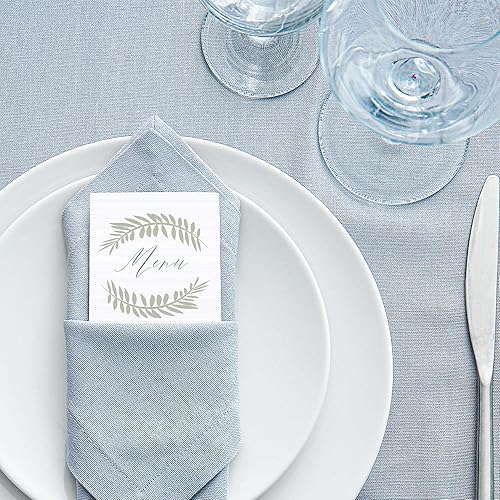 Miniatura 3 de Tarjetas de notas de negocios con textura de lino blanco de 4 x 9 pulgadas, 100 tarjetas en blanco para tarjetas de menú, tarjetas de programa,