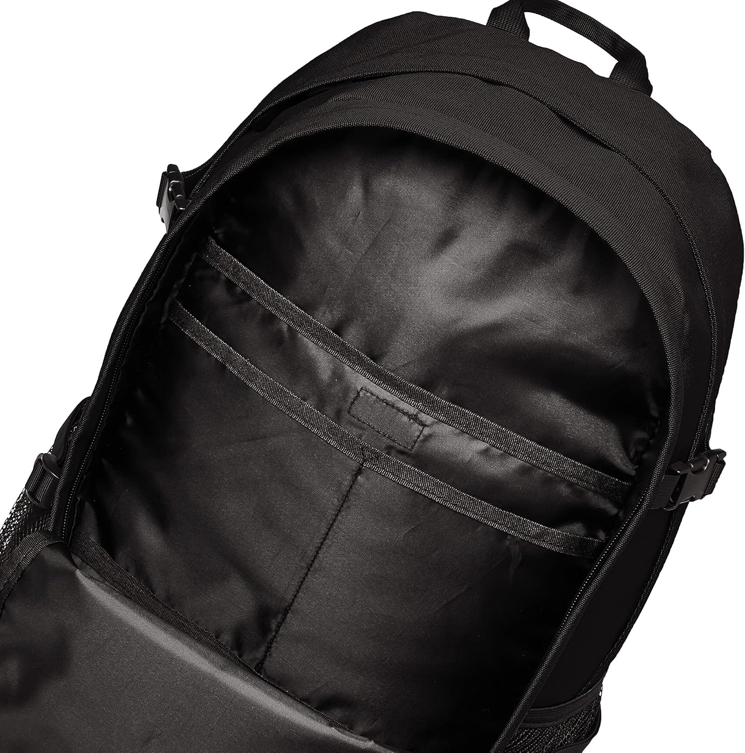 Fila FM2321 Cursive Embroidered Large Capacity Large Backpack - black