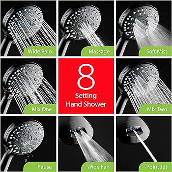 C'BON AQUA REFRESHING MASSER 3個セット AQUABAR High-Pressure 48-mode 3-way Shower Spa Combo with