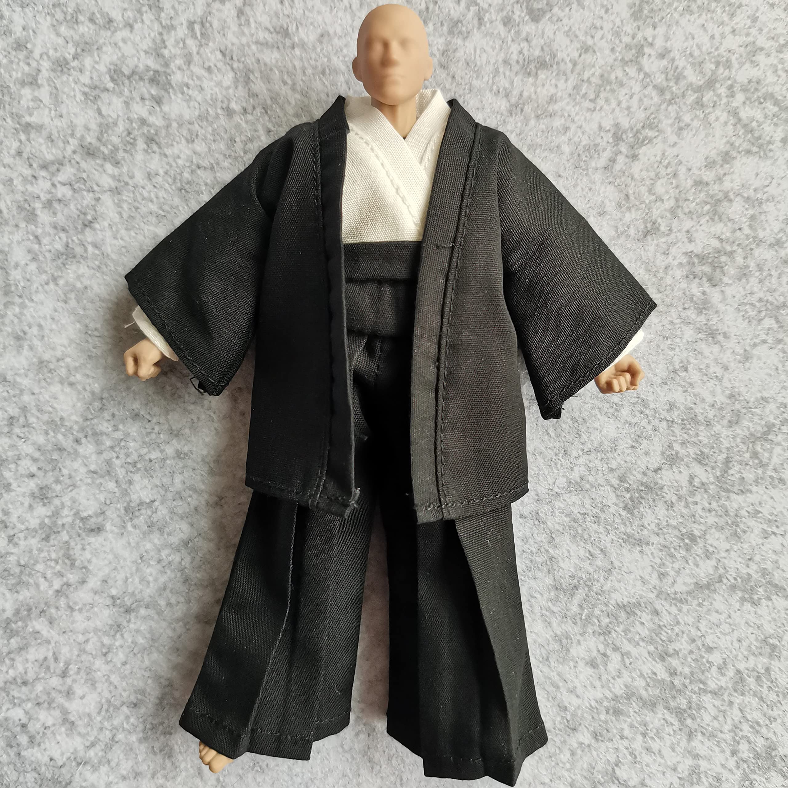 人形 order kimono three pieces of clothing. Amazon.com: 1/12 Samurai Kimono Clothes + Scarf for Clown 6