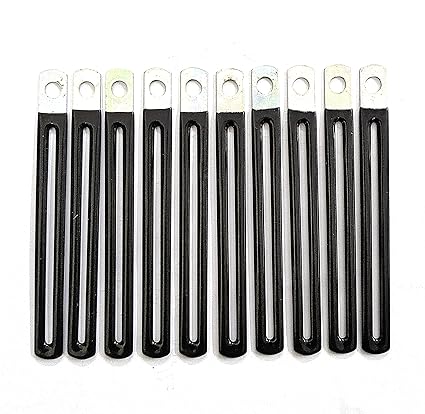 ADD GEAR Wire Harness steel Clip with PVC Coating - Car wire cable tie strap - Cord Band (10)