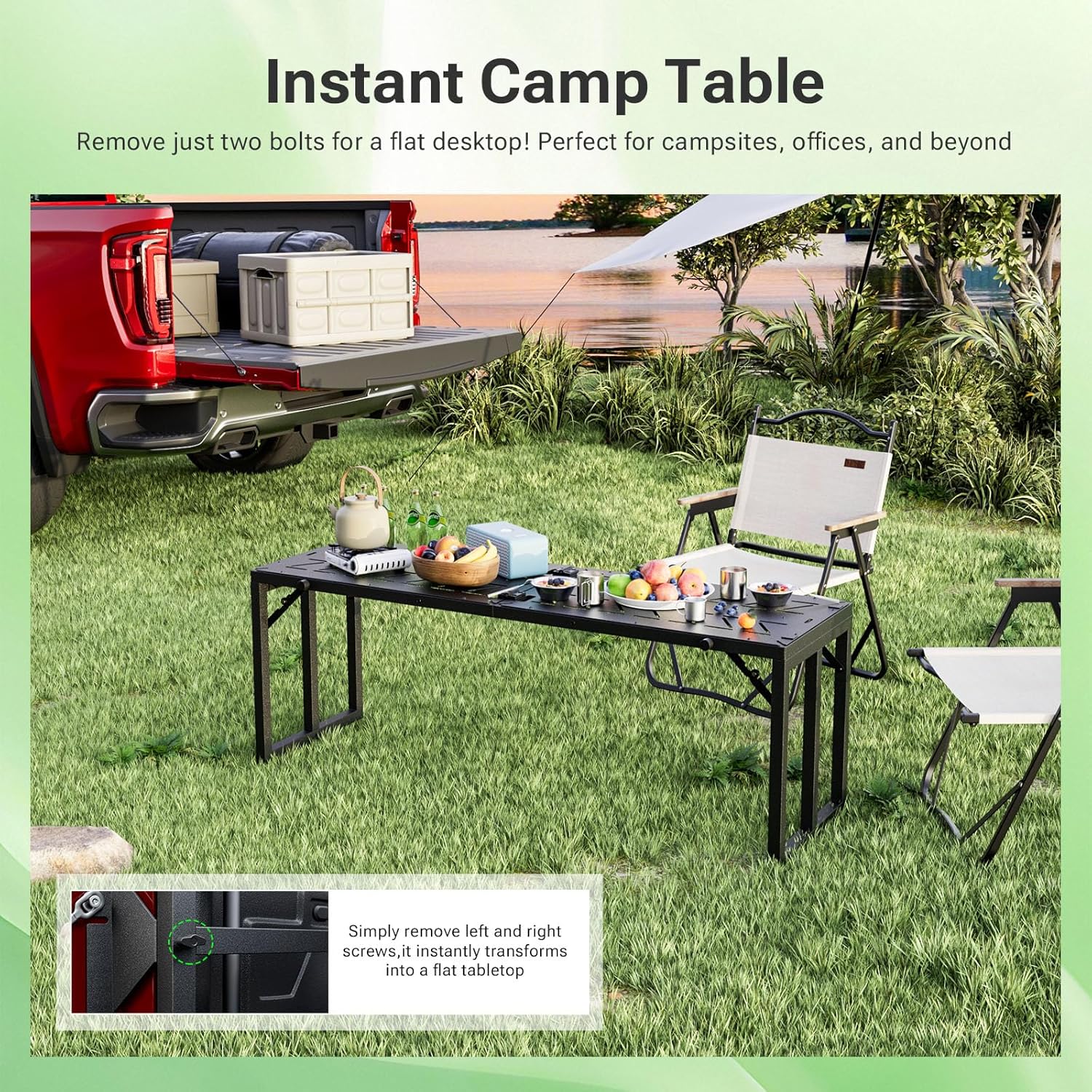 SZYANG Bed Extender Compatible with 2019-2026 Chevy Silverado GMC Sierra Tailgate Extender Truck Bed Extension Replacement for 2019-2026 Chevy Silverado Accessories