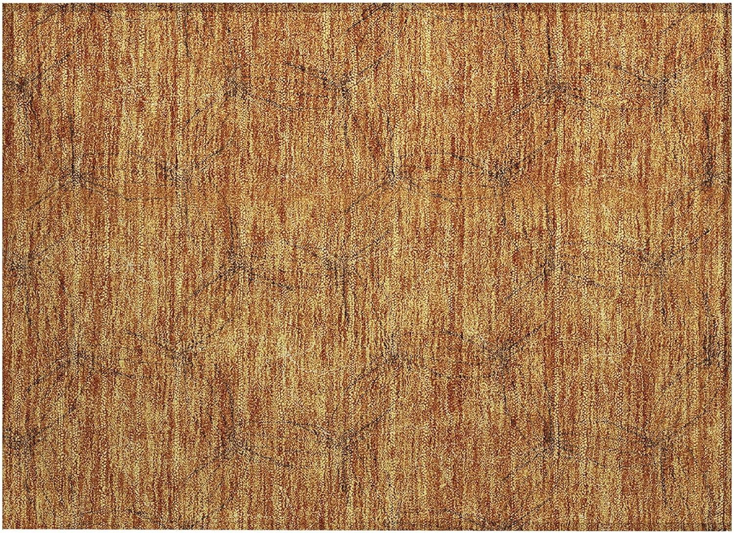 Addison Rugs Chantille ACN968 Copper 1'8" x 2'6" Indoor Outdoor Area Rug, Easy Clean, Machine Washable, Non Shedding, Bedroom, Entry, Living Room, Dining Room, Kitchen, Patio Rug